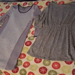 3/$20 2 long sleeve dresses